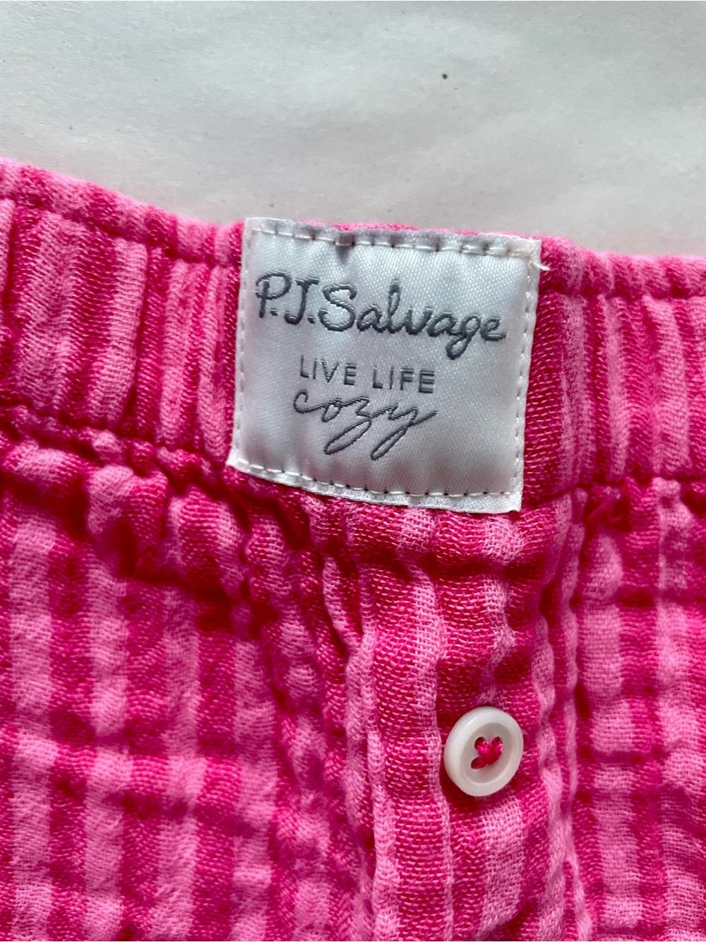 P.J. Salvage Boyfriend Waffle Lounge Set NWT XL - Picture 14 of 15